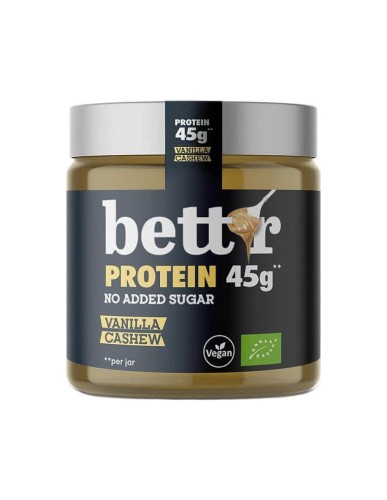 Krem proteinowy z orzechów nerkowca z wanilią bez dodatku cukru BIO 250g Bettr