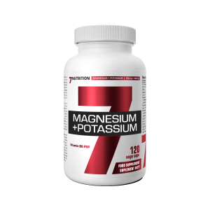 Magnesium+Potasium Magnez + Potas Cytryniany + B6 120 kapsułek/144g 7Nutrition