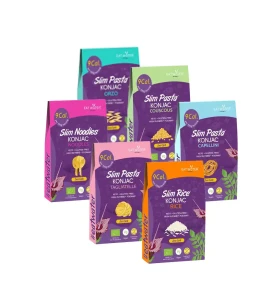 Zestaw 6 Makaronów Shirataki Slim Konjac 6x270g