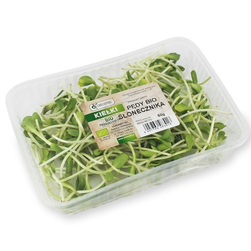 Kiełki słonecznika świeże ekologiczne BIO (ok 50g) Bio Planet