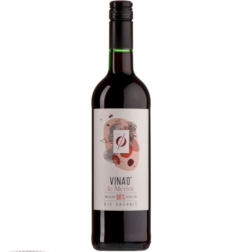 Wino bezalkoholowe czerwone Merlot BIO 735 ml