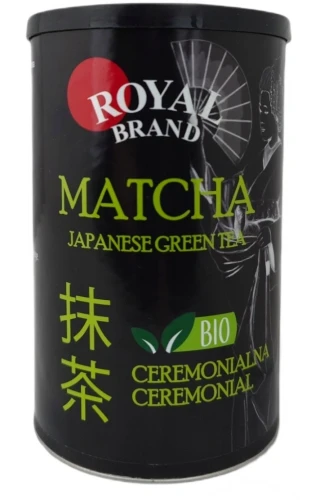 MATCHA japońska ceremonialna BIO 100g Royal Brand