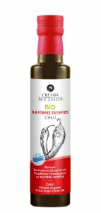 Oliwa z oliwek CHILLI 250 ml BIO Cretan Mythos 