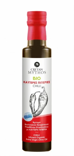 Oliwa z oliwek CHILLI 250 ml BIO Cretan Mythos 