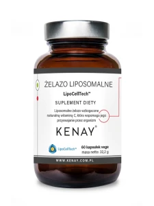 Żelazo liposomalne LipoCellTech 60 kapsułek Kenay