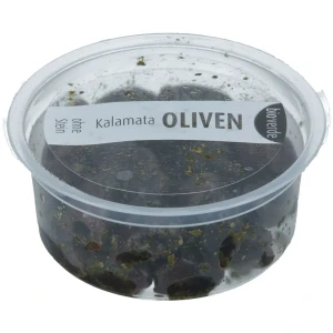 Oliwki czarne Kalamata z ziołami 80g BIO Verde