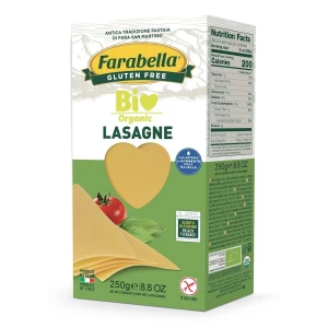 Makaron Lasagne bezglutenowy kukurydziano-ryżowy BIO 250g Farabella 