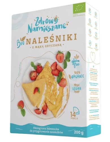 Mieszanka bezglutenowa na Naleśniki z mąką gryczaną BIO 300g Zdrowo Namieszane