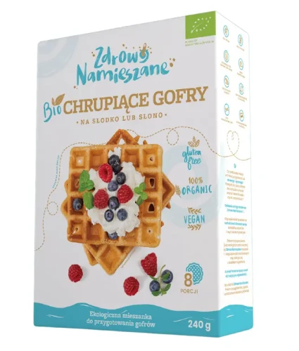 Mieszanka bezglutenowa na Gofry BIO 240g Zdrowo Namieszane