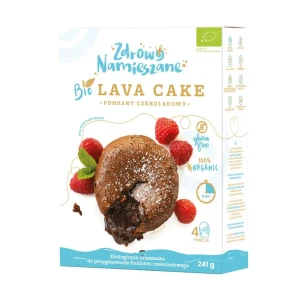 Mieszanka bezglutenowa na Fondant czekoladowy Lava Cake BIO 241g Zdrowo Namieszane
