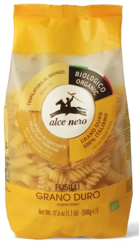 Makaron semolinowy świderki BIO 500g Alce Nero