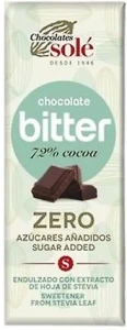 Czekolada KETO gorzka 72% ze stewią 25g SOLE