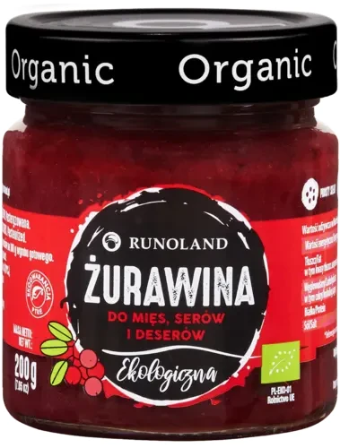 Żurawina do mięs BIO 200g  Runoland