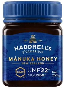 Miód MANUKA UMF 22+ MGO 968+ 250g Haddrell's