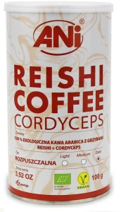 Kawa grzybowa funkcjonalna BIO Reishi Cordyceps 100g ANI