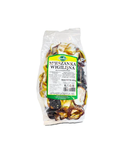 Suszone owoce jabłka śliwki gruszki- mieszanka Wigilijna bez dodatków 450g Smakosz