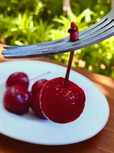 Czereśnie ekologiczne w zalewie octowo imbirowej BIO 160g Jacentowska Piwniczka Smaku