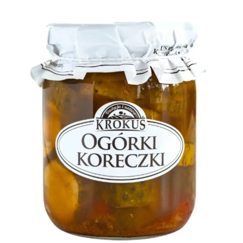Ogórki koreczki konserwowe 250g Krokus