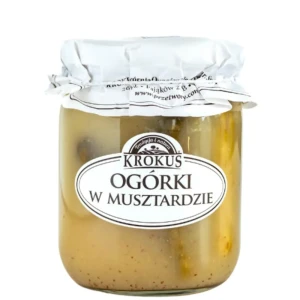 Ogórki w musztardzie konserwowe 250g Krokus