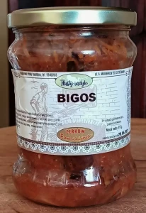 Bigos z kiełbasą i pomidorami 500ml Tłusty Indyk