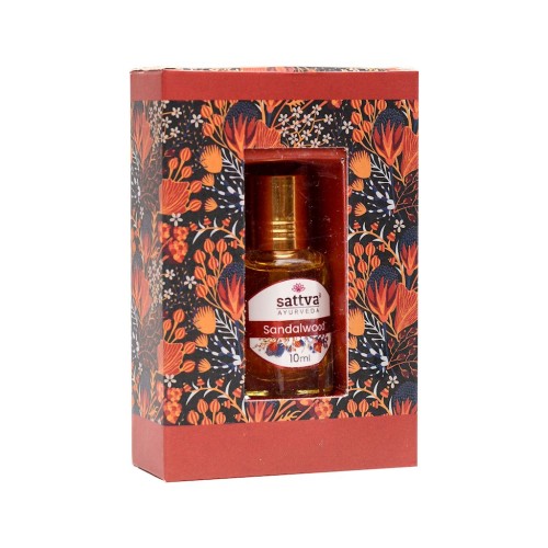 Perfumy w olejku ROLL-ON Drzewo Sandałowe 10ml Sattva Ayurveda