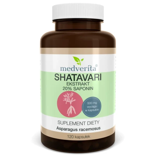 Shatavari dla kobiet 500mg 120kapsułek Medverita