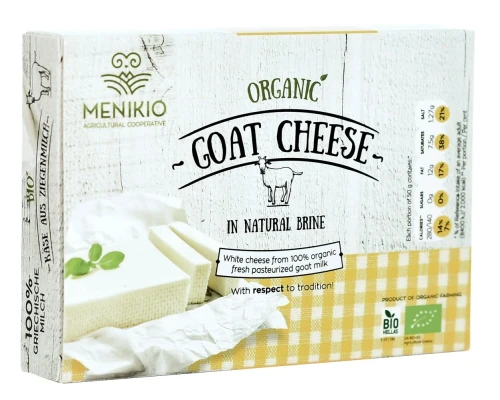Ser kozi tradycyjny Grecki Bio 200g Menikio