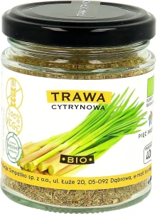 Trawa cytrynowa bezglutenowa w słoiczku BIO 40g Pięć Przemian