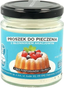 Proszek do pieczenia w słoiczku z błonnikiem akacjowym bezglutenowy 120g Pięć Przemian
