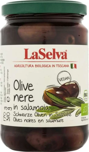 Oliwki Toskańskie czarne BIO 170g La Selva