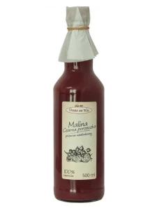 Sok malina-czarna porzeczka przecierowy MUS 500ml ProstoZeWsi