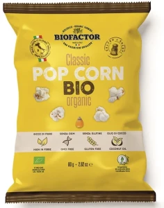 Popcorn solony bezglutenowy BIO 80g BIOFACTOR