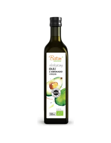 Olej z awokado 500ml DUŻY BIO Batom