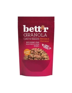 Granola jagoda kokos bezglutenowa BIO 300g Bettr