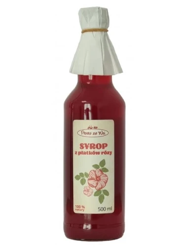 Syrop z Płatków Róży 500ml Prosto ze Wsi