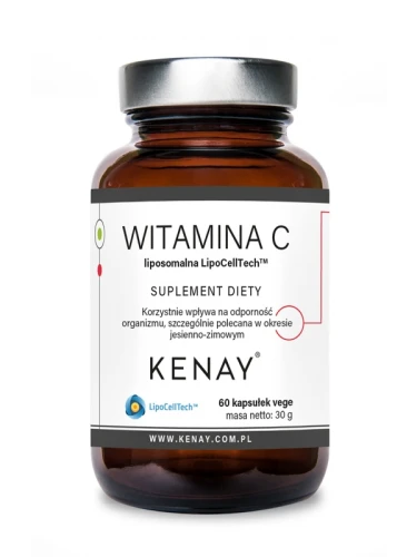 Witamina C liposomalna LipoCellTech 60 tabletek Kenay