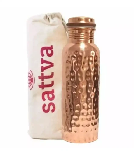 Butelka Miedziana Hammer młotkowana 950ml Sattva
