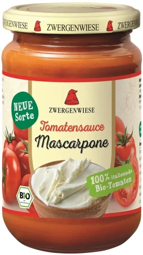Sos pomidorowy z mascarpone bezglutenowy BIO 340g Zwergenwiese