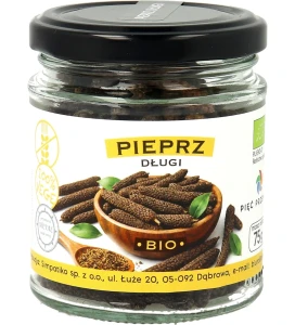 Pieprz DŁUGI w słoiczku bezglutenowy BIO 75g Pięć Przemian