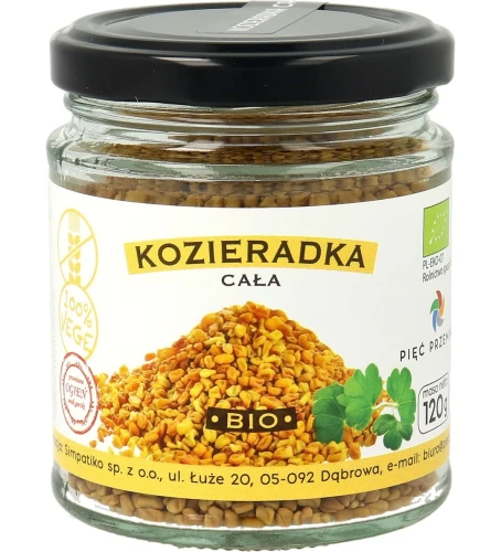 Kozieradka BIO bezglutenowa 120g Pięć Przemian