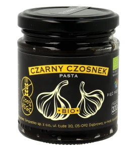 Czarny czosnek pasta w słoiczku BIO 200g Pięć Przemian
