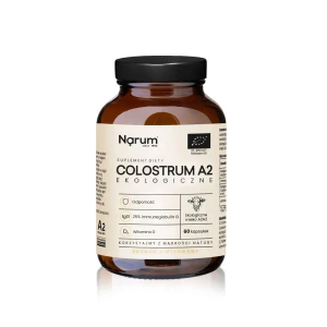 Colostrum ekologiczne z mleka A2 BIO 60kaps 31,7g 