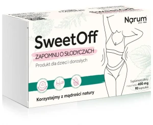 SweetOff Zapomnij o słodyczach 90kaps Narum