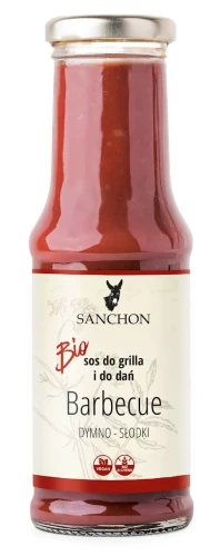 Sos BBQ do grilla i dań bezglutenowy 210ml BIO Sanchon