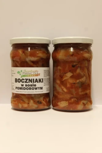 Boczniaki w sosie pomidorowym 280g Piwniczka Jacentowska