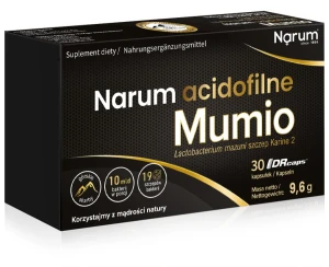Mumio acidofilne 250mg 30kaps 9,6g Narum