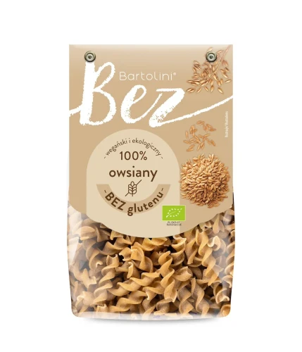 Makaron Owsiany bezglutenowy Świder BIO 250g Bartolini