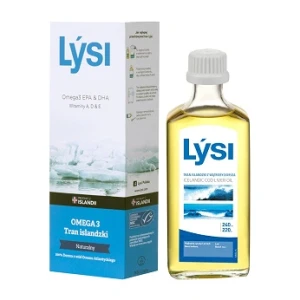 Tran Islandzki NATURALNY MSC 240ml LYSI
