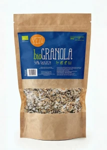 Granola KETO BIO 300g bezglutenowa Papagrin