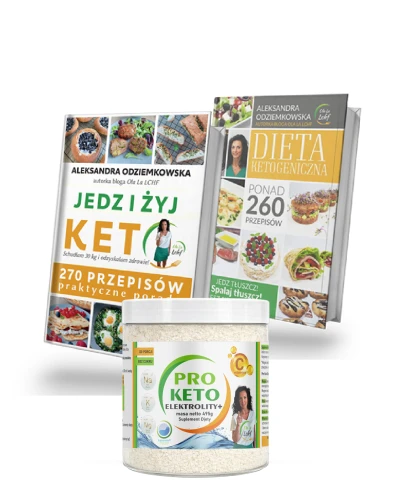 KETO START - Zestaw ksiażek z elektrolitami OlaLaLCHF (komplet książek+elektolity)